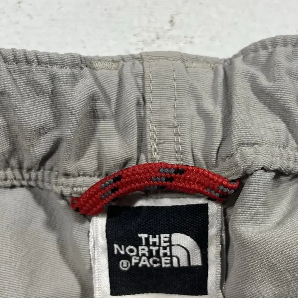 The North Face Convertible Zip Off Cargo Hiking Pants XL Beige Nylon